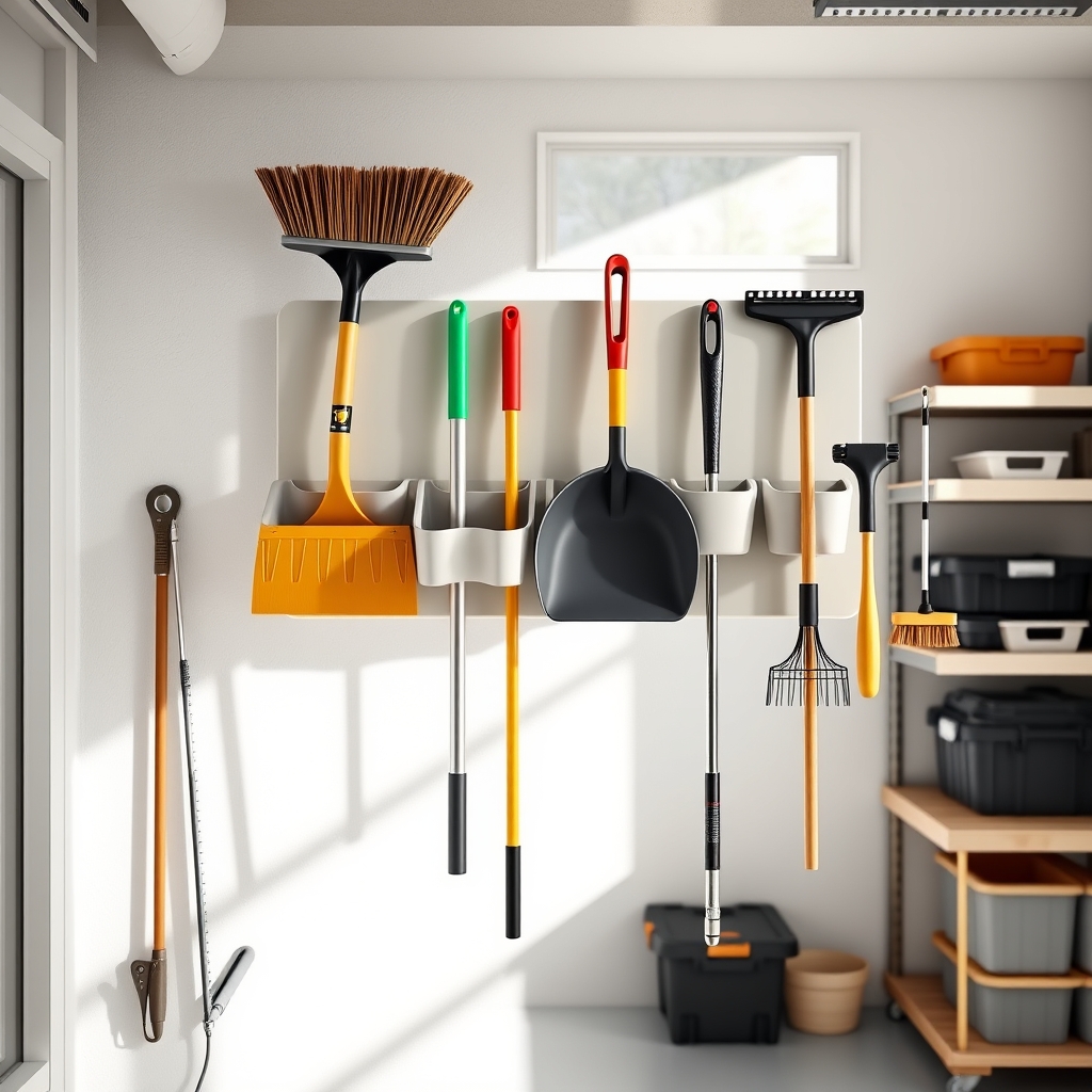 broom holder product view