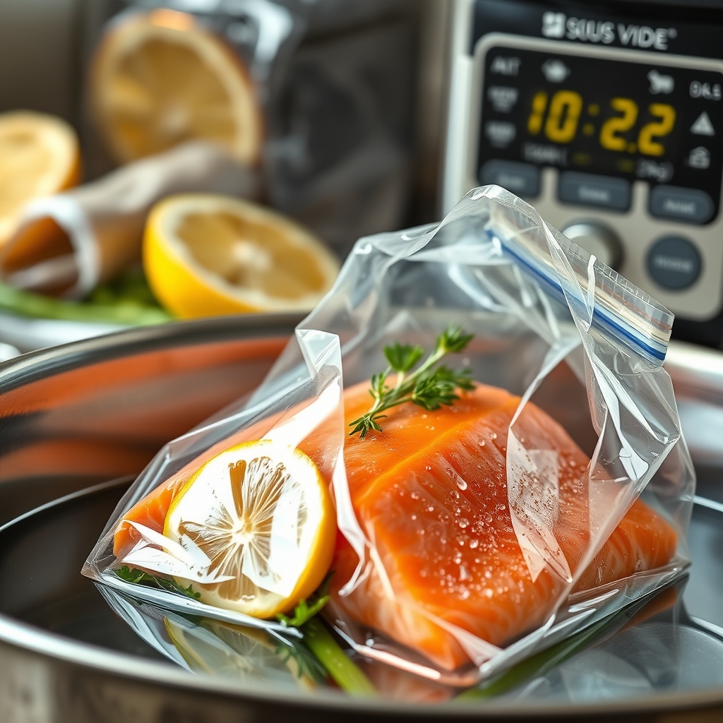 vacuum sealer in action