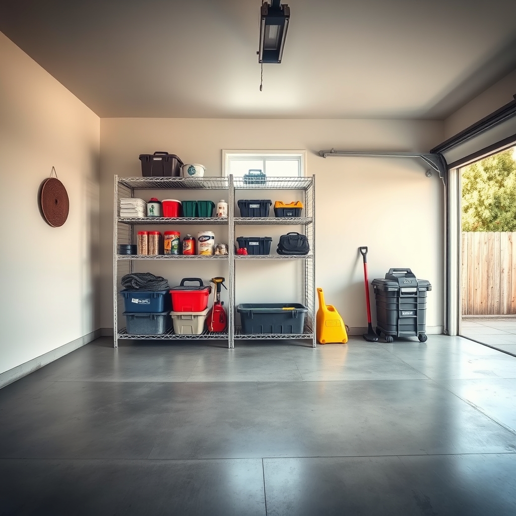garage shelving product view