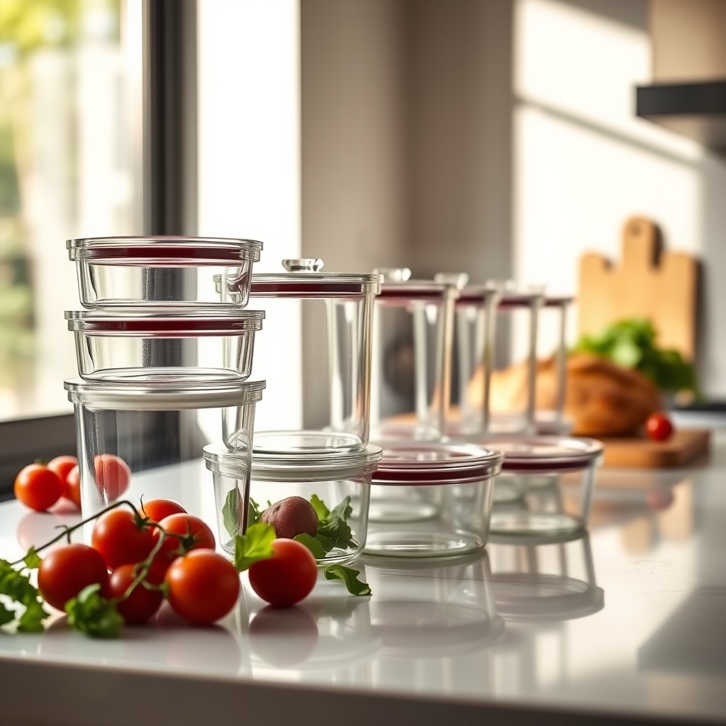 glass containers product view