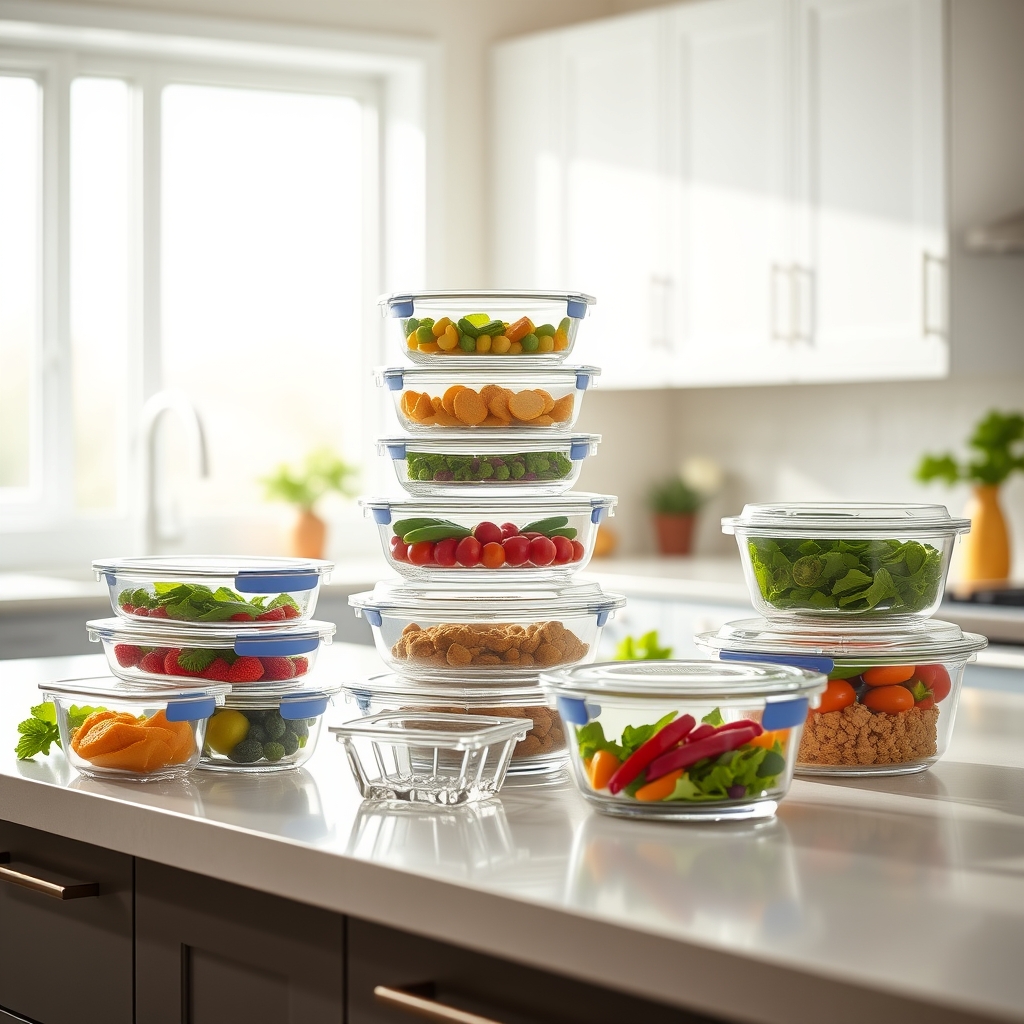 glass containers product view