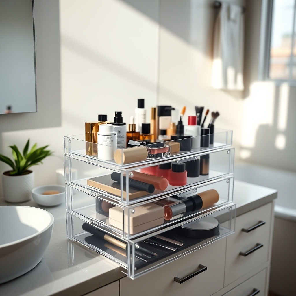 makeup organizer product view