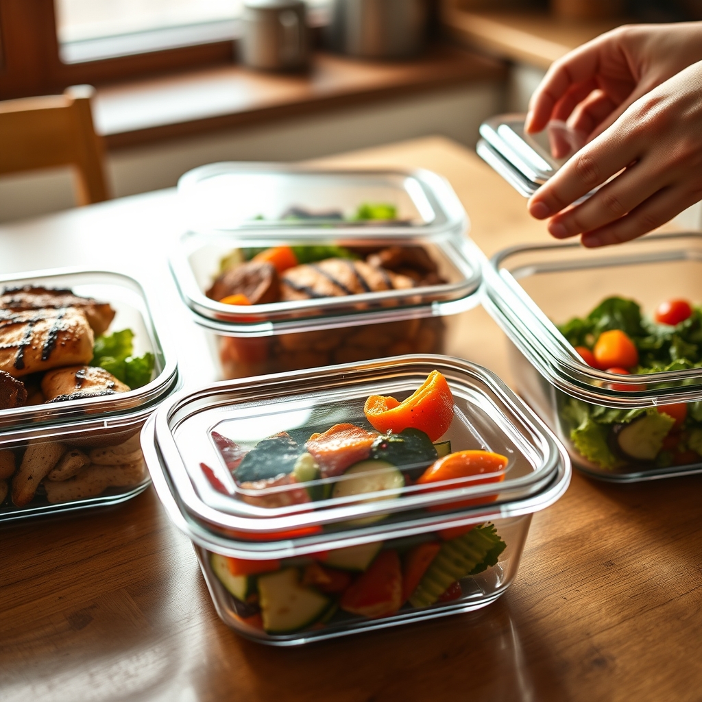 glass containers in action