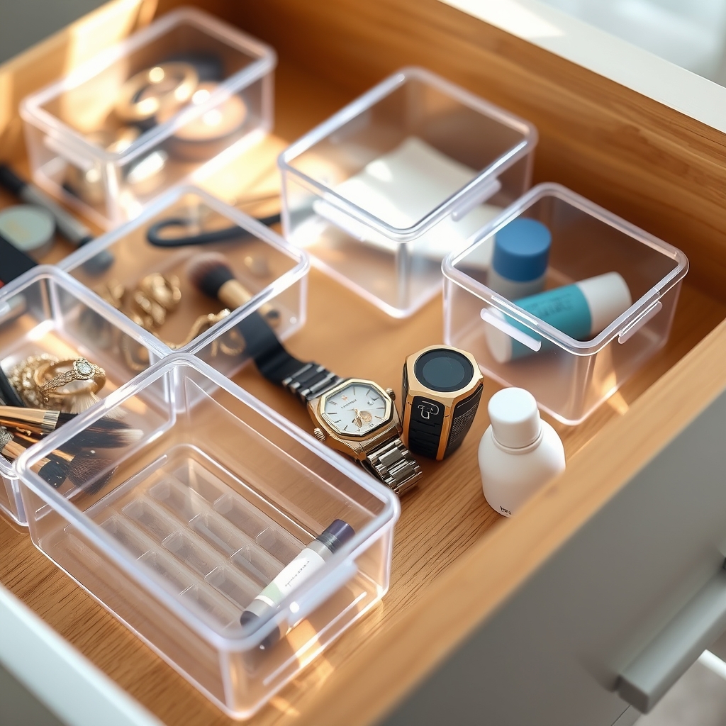drawer organizer in action