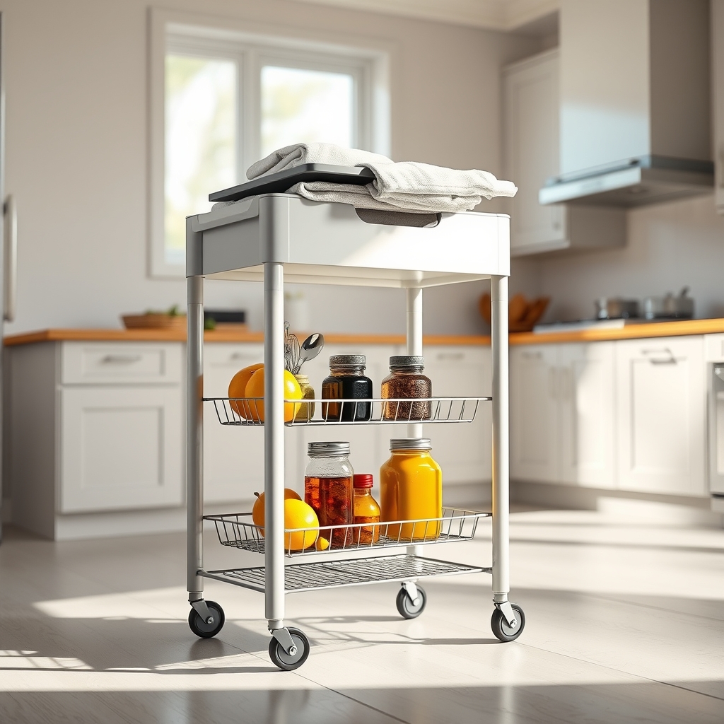 rolling cart product view
