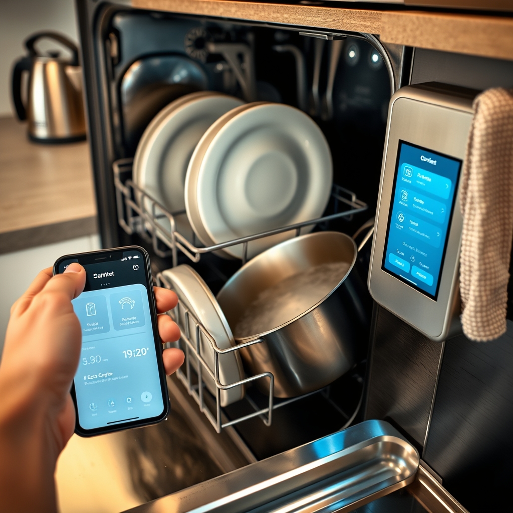 smart dishwasher - Illustration 2