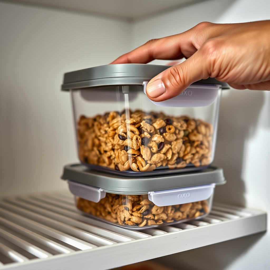 airtight containers in action
