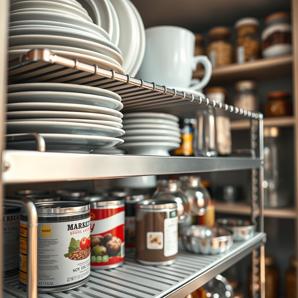 cabinet organizer in action