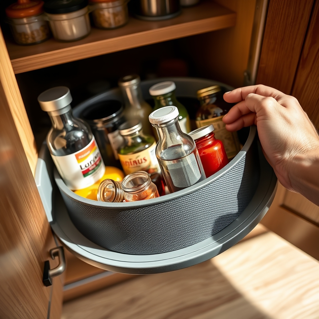 Lazy Susan: 10 Ultimate Steps For Amazing Kitchen Organization 2026 2 Lazy Susan in action